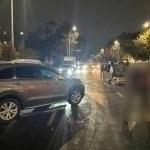 Toshkentda Captiva bilan to‘qnashgan Spark ag‘darilib ketdi