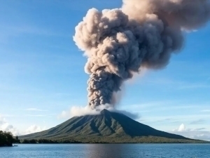 Indoneziyada vulqon otilishi oqibatida 8 ta aeroport yopildi