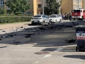 Петербургда подполковникнинг автомобили портлаб кетди – ОАВ (видео)