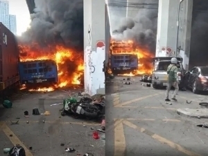 Бангкокда поезд автобус билан тўқнашди. Қурбонлар бор
