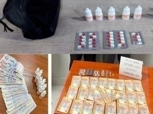 Individuals engaged in the sale of psychotropic substances were apprehended in the capital city