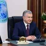What does Mirziyoyev propose at the SCO summit?