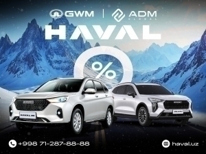Янги Haval – барчага 0% муддатли тўлов асосида!