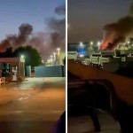 Yana yong‘in: Toshkentda ichida parfyumeriya vositalari bo‘lgan yuk mashinasi yonib ketdi (video) 