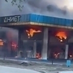 Qozog‘istonda “zapravka” portlab ketdi. Qurbonlar bor (video)