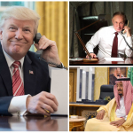 Трамп, Путин ва Саудия подшоҳи нефть масаласида суҳбатлашиб олди