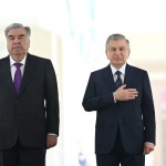 Кўксаройда Имомали Раҳмон учун фахрий қоровул саф тортди