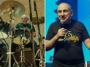 Пашинян мусиқий гуруҳ билан саҳнада дебют қилди (видео)