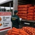Қирғизистон Ўзбекистондан борган 28 тонна сабзавотни қайтариб юборди