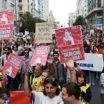 Madridda minglab odamlar uy-joy narxlariga qarshi namoyishga chiqdi