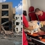 Rossiya Ukrainaning jonli efir bo‘layotgan telekanaliga zarba berdi (video)