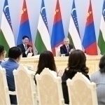 Mirziyoyev meets with Mongolian business leaders for the first time