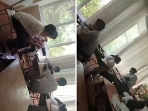 In Tashkent, the parents of students ignoring the lesson and playing cards were punished (video)