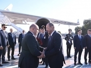 Prime Minister of Russia arrives in Uzbekistan