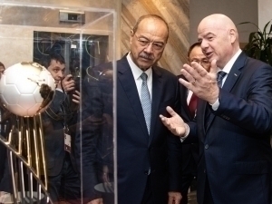 Infantino thanks Uzbekistan (video)