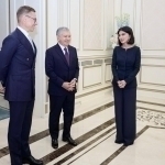 Mirziyoyev qizini Finlyandiya Prezidenti bilan tanishtirdi