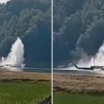 Bosniya va Gersegovinada harbiy vertolyot ko‘lga qulab tushdi (video)