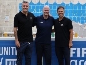 Infantino congratulates new coach of Uzbekistan national football team