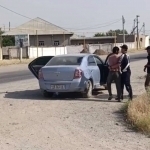 Қашқадарёда ҳайдовчи ва ИИО ходими ўртасида низо чиқди (видео)