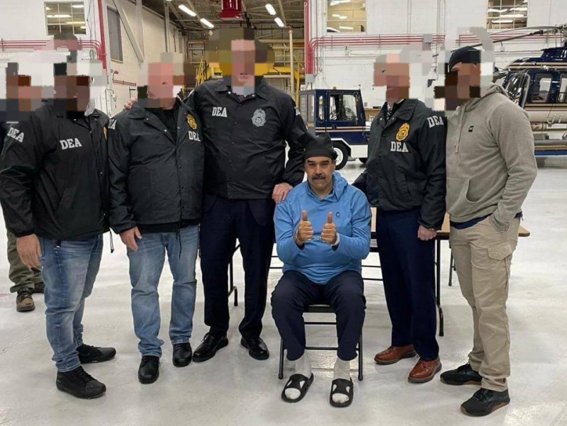 Maduro Bruklindagi tergov izolyatoriga olib borildi (video)