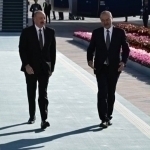 Ilham Aliyev arrives in Tashkent