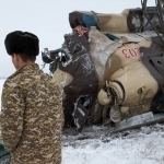 Бишкекда Ми-8 ҳарбий вертолёти қулади