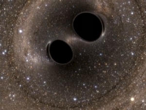 Astronomers observe a monumental collision of supermassive black holes