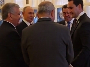 МДҲ етакчилари Эрмитажда (видео)