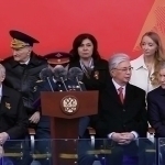 Moskvada parad boshlandi (video) 