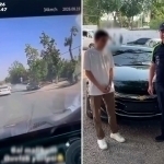 Toshkentda YPXdan qochgan Malibu haydovchisi ushlandi (video)
