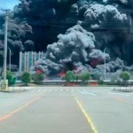 Xitoydagi kimyo zavodida kuchli portlash yuz berdi (video)