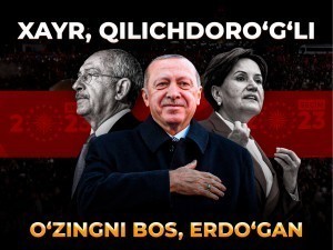 Хайр, Қиличдорўғли! Ўзингни бос, Эрдўған!