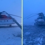 Yoqutistonda bo‘ron 2 ta Mi-8 vertolyotining parraklarini sindirib yubordi