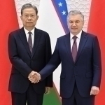 Mirziyoyev meets with chairman of China's parliament