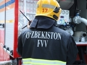 Fire erupts in Tashkent apartment