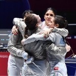 Uzbek fencers wins the silver medal at the Asian Games