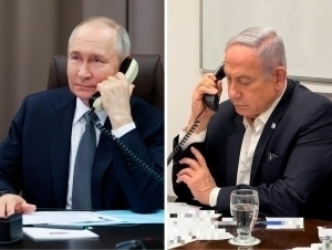 Putin Netanyaxu bilan gaplashib, uni muammolarni tinch yo‘l bilan hal qilishga chaqirdi
