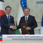Shavkat Mirziyoyev va Mun Chje In qo‘shma deklaratsiyani imzoladilar