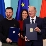 Ukraina va Germaniya xavfsizlik bo‘yicha o‘zaro shartnoma imzoladi (video)