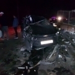 Accident in Samarkand involving two cars and a tractor-trailer