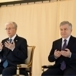 Presidents of Uzbekistan and Kazakhstan visit the Bahauddin Naqshband Complex