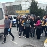 Лицей лабараторияси кимёвий тажриба пайтида портлаб кетди (видео)