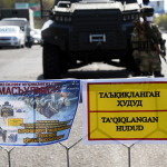 Гулистон шаҳри дарвозалари ҳам ёпиляпти