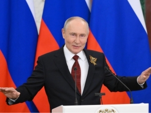 Putin Ukrainadagi urush yakuniga yetayotganini aytdi (video)
