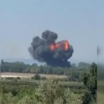 Туркияда F-16 қирувчи самолёти қулаб тушди (видео)