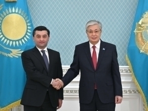 The President of Kazakhstan, Kasim-Jomart Tokayev, received the Minister of Foreign Affairs of Uzbekistan, Bakhtiyor Saidov