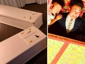 Yaponiyada “tobutda yotish” xizmati trendga aylandi