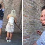 Kolizey devoriga sevgilisi va o‘zining ismini yozib qoldirgan sayyoh ushlandi