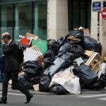 Fransiyada yana ish tashlash: Parij axlatga to‘lib ketdi (fotogalereya)