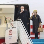Erdo‘g‘an rafiqasi bilan Toshkent tomon yo‘lga chiqdi 